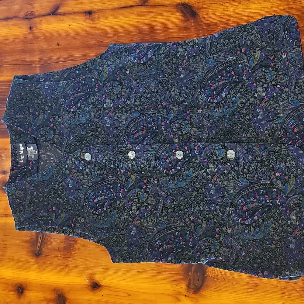 Paisley Corduroy Vest
